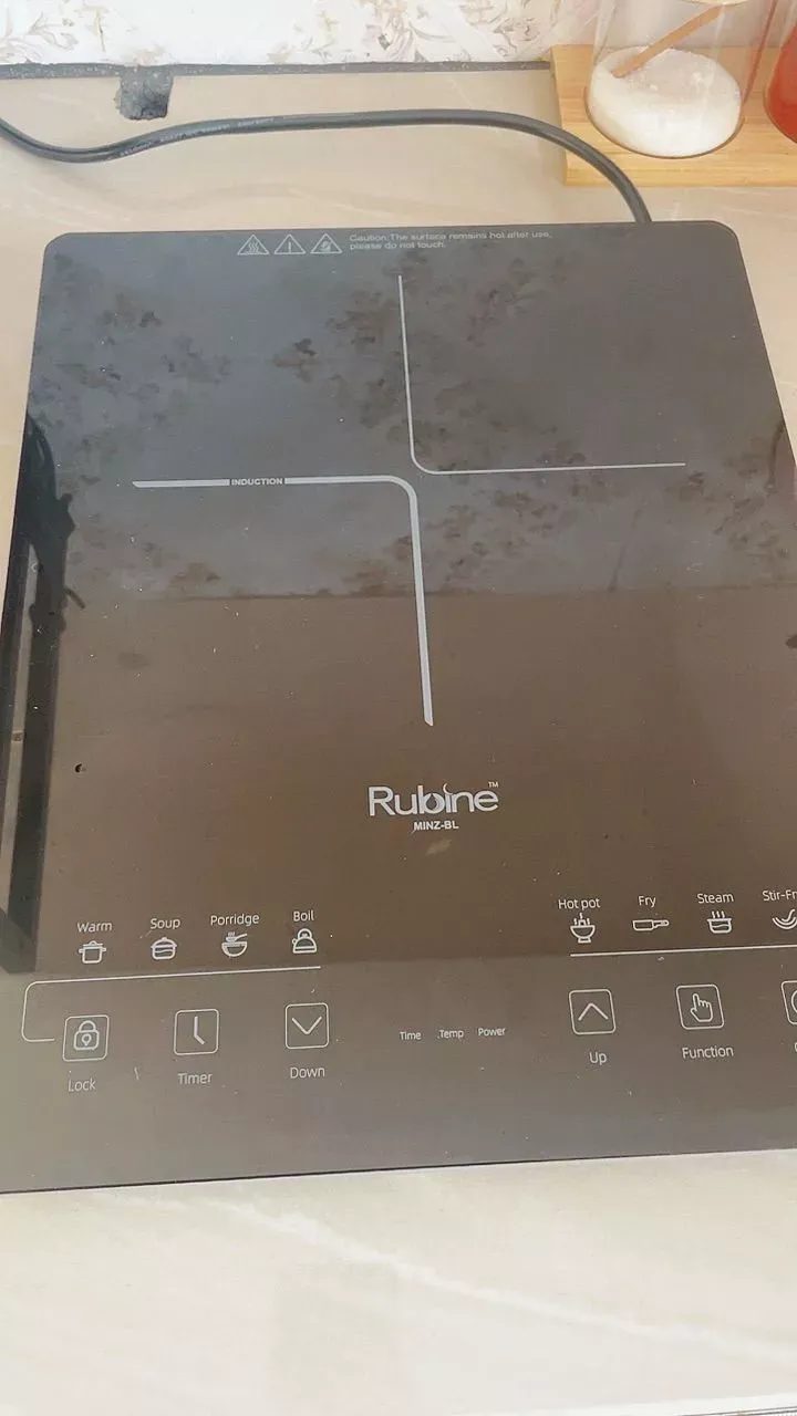 Panel kawalan Rubine Ultra Slim Induction Cooker